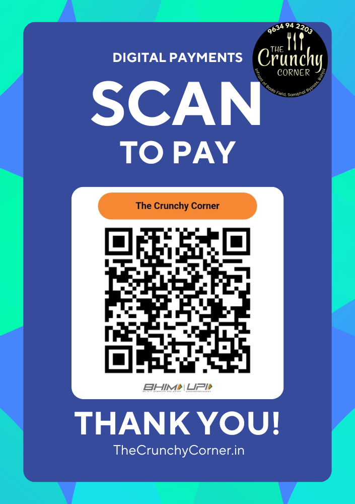The Crunchy COrner - Payment QR