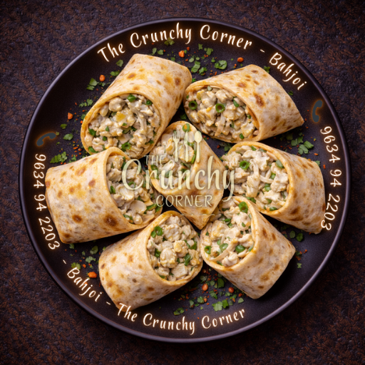 Best Creamy Malai Chap Roll in Bahjoi - The Crunchy Corner