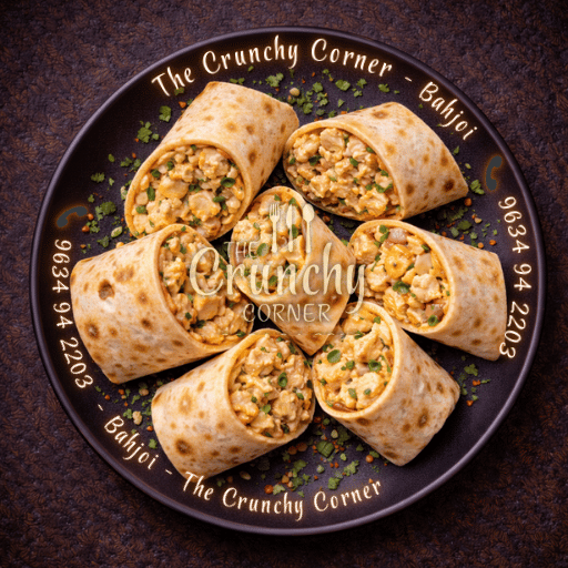 Best Malai Paneer Tikka Roll in Bahjoi - The Crunchy Corner