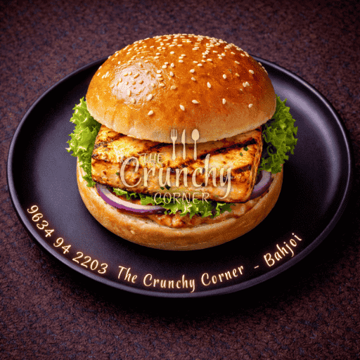 Best Paneer Burger in Bahjoi - The Crunchy Corner