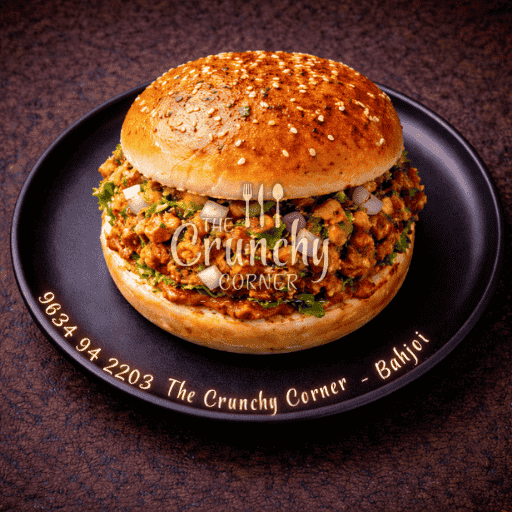 Best Tawa Burger in Bahjoi - The Crunchy Corner